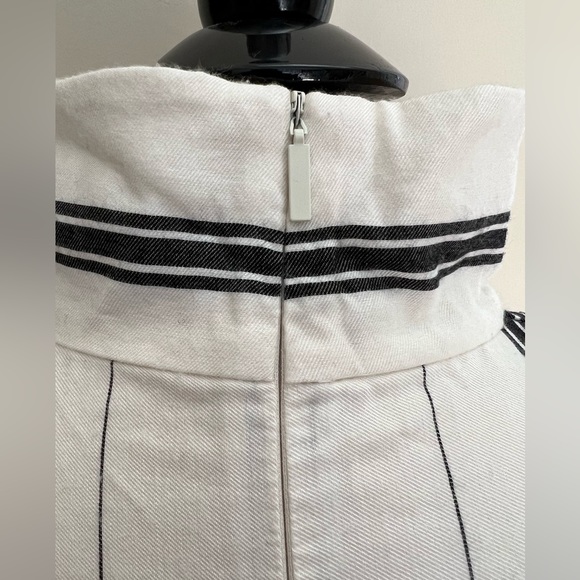 Tibi size small ivory and black stripe top - Picture 7 of 8